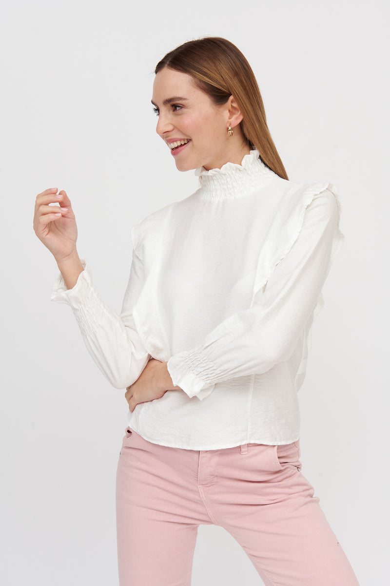 María | Blusa de cuello alto
